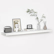 Floating Shelves - 10.3 Inch Deep Wall Shelf for Decor & Storage - Wall Mounted Display Shelving with Invisible Heavy-Duty Metal Bracket - 48
