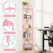 Yoobure Corner Shelf Stand, 5-Tier Bookshelf, 65