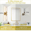 Wall Sconces Set of Two, Hardwired Brushed Gold Bathroom Sconces Wall Lighting with Clear Glass, Modern Sconces Wall Decor Set of 2 Bathroom Light fixtures for Mirror Hallway (Bulbs Not Included)