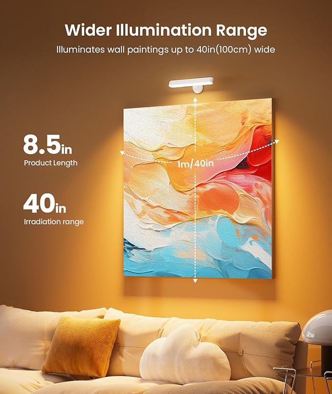 4 Pack Wall Sconces Rechargeable 7500mAh Battery Operated Wall Lights Cordless LED Wall Lamp, Touch and Remote Control, 3 Colors Wall Lamps 360° Rotate Dimmable Brightness with 15 RGB Colors