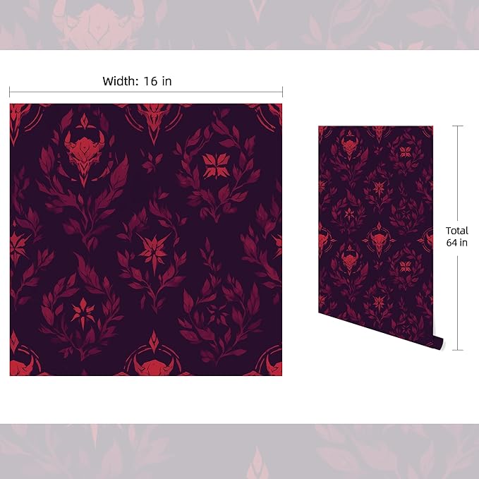 FLFK Gothic Peel & Stick Wallpaper - 16