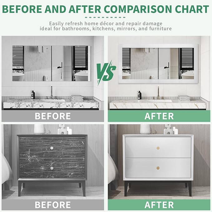 Peel and Stick Wallpaper Borders 390” x 4” Self Adhesive Mirror Frame Border Brushed DIY for Kitchen Bathroom Mirror Removal Border Sticker Wall Decor Cover 10.8 Sq.Ft, Brushed Sliver