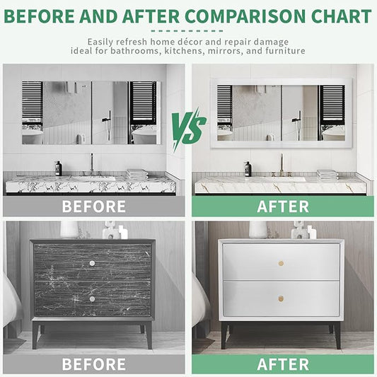 Peel and Stick Wallpaper Borders 390” x 2.36” Self Adhesive Mirror Frame Border Brushed DIY for Kitchen Bathroom Mirror Removal Border Sticker Wall Decor Cover 6.4 Sq.Ft, Brushed Sliver