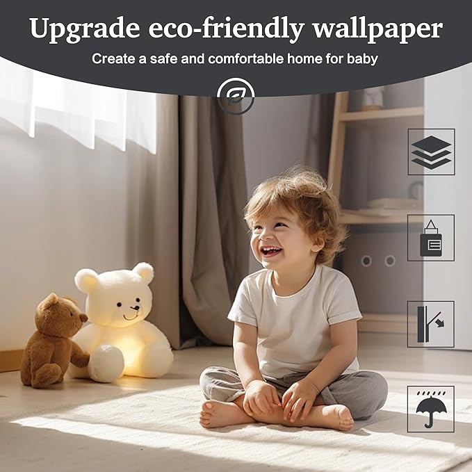 Dimoon 17.7''x118'' Peel and Stick Wallpaper Dark Grey Contact Paper for New Environmentally Friendly Materials Thickening Upgrade Embossed Renter Friendly Gray Wall Modern Vinyl Countertop Bedroom