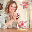 Valentines Coffee Desk Decor, Valentine's Day Gifts for Lover Bar Station, Valentine Home Office Table Sign for Kitchen Shelf Tiered Tray, Cafe Tabletop Decoration to Couples, Coffee Co Love