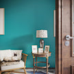 VEELIKE Thick Turquoise Peel and Stick Wallpaper Blue Contact Paper for Cabinets Desk Furniture Walls 24''x118'' Self Adhesive Removable Teal Blue Wallpaper for Bedroom Bathroom Living Room Decor