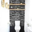 Jeweluck Grey Brick Wallpaper Peel and Stick Wallpaper 17.7inch×236.2inch Faux Stone Self Adhesive Wallpaper Kitchen Backsplash Peel and Stick Brick Contact Paper Removable Wall Paper Decor Vinyl