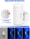 L LOHAS LED Night Light, Blue Night Lights Plug into Wall, Light Sensor, Dimmable Night Light, Calm Blue Nightlights for Home Decor, Party, Holiday, Bedroom, Hallway, Bluey Bathroom Decor, 2 Pack