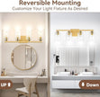 4-Light Bathroom Light Fixtures, 27