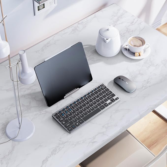 practicalWs White/Grey Marble Contact Paper 17.7" x 196.8", Marble Wallpaper Peel and Stick with Tools, Self Adhesive Vinyl Film Contact Paper for Countertops