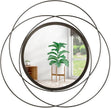 Circle Mirror Wall Decorative Metal Wall Mirror, Art Small Round Wall Home Mirror, Decor Living Room Bedroom Bathroom Entryway 12