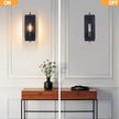 Industrial Wall Sconces Set of 2, Vintage Light Fixture, E26 Base, Matte Black Metal Wall Mount Lamp, Modern Indoor Lighting Hardwired
