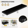 36 Inch Floating Shelves, 9.3