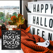 Halloween Sign It's Just a Bunch of Hocus Pocus Wooden Sign Witchy Halloween Decorations for Home Shelf 5 X 5 Inches