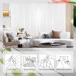 wishFIRE White Textured Peel and Stick Wallpaper 15.7