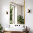 Gold Bathroom Mirror, 24
