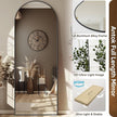 Antok Arched Full Length Mirror, 56
