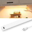 MYPLUS 16 Inch Under Cabinet Lights with Hand Wave, Under Counter Lighting 3000K Warm White,Dimmable,Plug and Play,LED Lights for Kitchen Cabinet, Cupboard, Closet, Desk