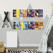 Weiai Clear Acrylic Floating Shelves 24 inches, Wall Bookshelf for Kids, Transparent Book Shelf Ledge for Wall, Set of 3