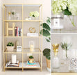 practicalWs Marble Wallpaper Granite White and Gray Wall Paper Roll 35.4