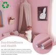 Dimoon 17.7''x236'' Peel and Stick Wallpaper Pink Contact Paper for New Environmentally Friendly Materials Thickening Upgrade Embossed Renter Friendly Wall Paper Modern Vinyl Wrap Countertop Bedroom