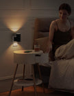 L LOHAS LED Night Light Plug in, Modern Night Lights Plug into Wall, Dusk to Dawn Sensor, Soft White 3000K, 0-100LM Adjustable Brightness, Dimmable Night Lights for Hallway Bedroom Stairway, 2 Pack
