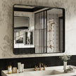 ISKM Black Bathroom Mirror for Wall 44