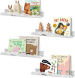 Rainbow Glitter Acrylic Floating Shelves, 15.7
