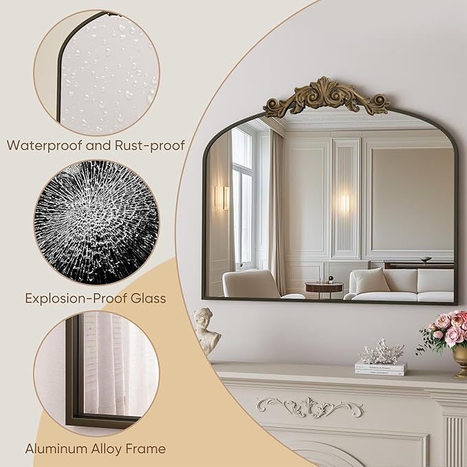 Vintage Wall Mirror, 30