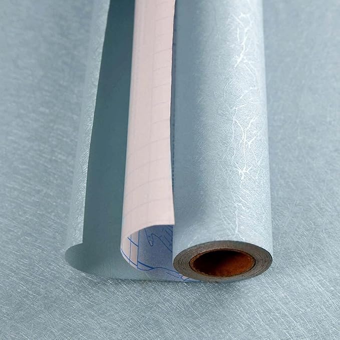 Abyssaly Blue Contact Paper Peel and Stick Wallpaper 15.7