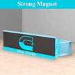 6 Pack Magnetic Spice Storage Rack Organizer for Refrigerator and Oven, Blue Fridge Organizers and Storage