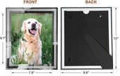 IZIDDO 8x10 Picture Frames Set of 4, Silver Mirror Photo Frame for Tabletop, Sliver Gifts Glass Picture Frame, Horizontally or Vertically