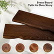 Floating Shelves for Wall Rustic Farmhouse 48 Inch Floating Shelf Bathroom Wooden Shelves for Wall Mounted Live Edge Pine Shelf with Unique Natural Grain for Living Room Bedroom Kitchen (Walnut)