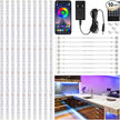 10 PCS RGB Under Cabinet Lighting Kit, App and Remote Control Led Strip Lights, Music Sync Color Changing Led Lights with ETL Listed Power Adapter, for Cabinet, Counter, Shelf, 16.4ft