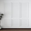 3 Sets Peel and Stick Pre-Cut Wall Molding Kit Wainscot Wall Panel Premade Wainscoting Panels for Interior Molded Home Moulding Decoration(Fashion)
