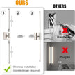 40 Inch Sand-Nickel Battery Operated Wall Sconces Set of Two, Dimmable Wall Sconces with Remote Control, Rechargeable Sconces, LED Wireless Wall Lights for Bedroom, Living Room, Bathroom