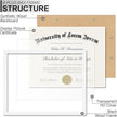 A PLUS MAX White 8.5 x 11 Frame Set of 2, Engineered Wood Frame with Wood-grain for Display 8.5 by 11 Document Award Certificate Wall and Tabletop - 2 Pack/White/8.5x11