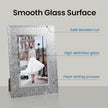 5x7 Picture Frame Glass 2 Pack, Sparkly Glitter Photo Frame 5 x 7 Mirror Crystal Wedding Gift Wall and Tabletop Display