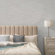 Tempaper Textured Pewter Grey Horizontal Faux Grasscloth Removable Peel and Stick Wallpaper, 20.5 in X 16.5 ft, Made in The USA