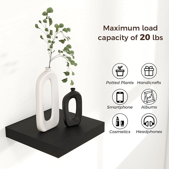 Square Floating Shelves for Wall 8