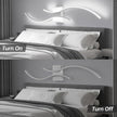 CANEOE Modern Wall Sconce, White Long Strip Led Wall Light Fixtures, 39inch Wave Design Indoor Wall Lamp for Living Room Bedroom Porch Hallway Bathroom Vanity Light (Cool White, 6000K)