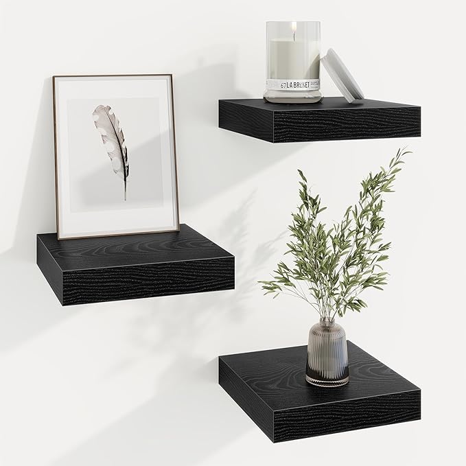 Marsmiles Square Floating Shelves for Wall, 8