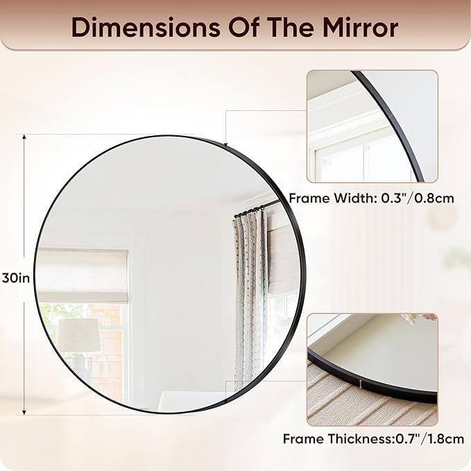 Antok Wall Mirror, 30