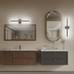 Modern Black Vanity Light, 23.62 inch 5 Colors Wall Sconce Dimmable, LED Bathroom Light Fixtures for Mirror