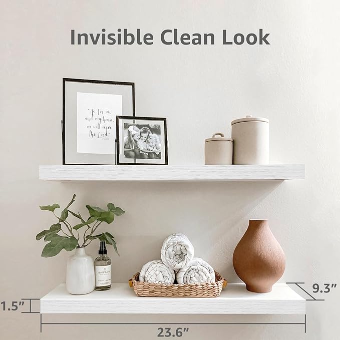 QEEIG Floating Shelves for Wall 23.6