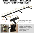 BGMG Floating Shelves 48 inch Long, Distressed Rustic Wooden Wall Shelves for Bathroom Living Room Bedroom Kitchen Farmhouse Set of 2-48x6.7x1.25 inch-Distressed Walnut