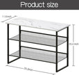 Garden 4 you Shoe Rack for Entryway 3 Tiers 11.8