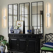 Modern LED Wall Sconces, Hardwired Wall Sconces, 3000K Warm Light Wall Lamp, Wall Light Fixtures for Living Room, Bathroom, Bedroom, Chrome