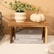 Coffee Station Organizer Shlef Acacia Wood Kitchen Cabinet Counter Shelf Coffee Bar Bathroom Shelf Risers Desktop Organizer Shlef Display Stand for Home Office Decor