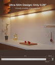 12-Inch Under Cabinet Lighting, Ultra Slim 5CCT Adjustable (2700K-5000K) Hardwired LED Cabinet Lights for Kitchen, Closet, Shelf, 24V Low Voltage, 2 Pack